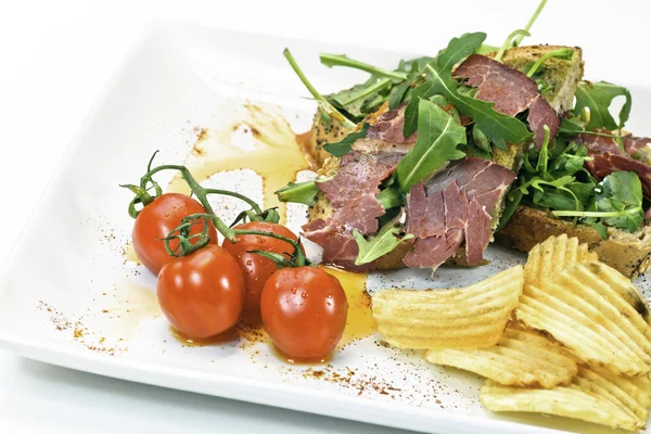 Pastrami Salad — Stock Photo, Image