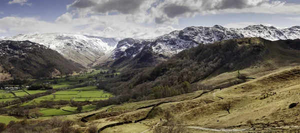 Lake district in de winter — Stockfoto