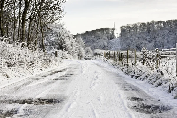 Schneeszene — Stockfoto