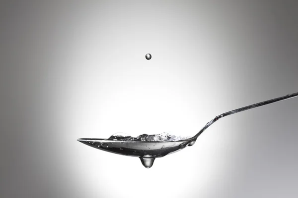Spoon Drop — Stock Photo, Image