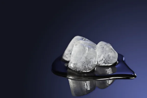 Cubo de hielo Imágenes de stock libres de derechos