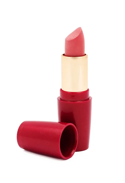 Light pink lipstick isolated on white — Stock Photo, Image