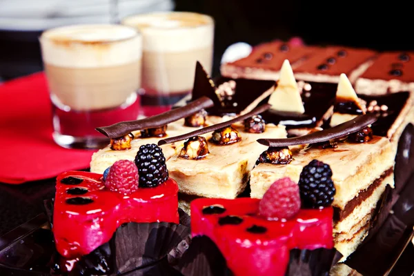 Group of different mini cakes — Stock Photo, Image