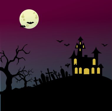 Lanetli ev, yarasalar ve dolunay ile tatsız Cadılar Bayramı geçmişi