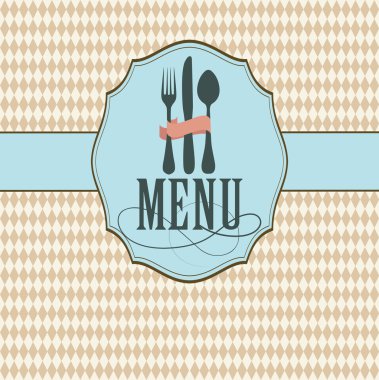 vektör. Restoran menü tasarımı