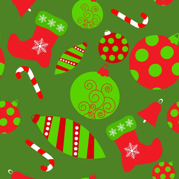 Karácsonyi játékok különböző varrat nélküli textúra Jogdíjmentes Stock Illusztrációk