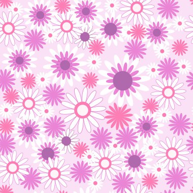 Kırmızı gelincikli kusursuz desen