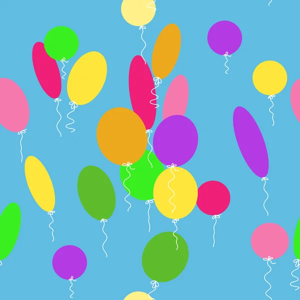 Textura perfecta con globos — Vector de stock