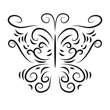 Kelebek desenli bukle izole