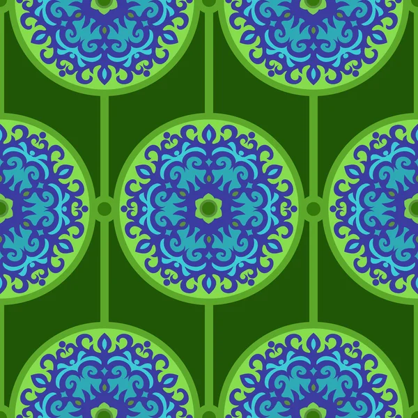 Ornamento oriental patrón sin costura — Archivo Imágenes Vectoriales