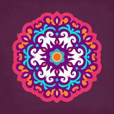 oryantal yuvarlak süsleme