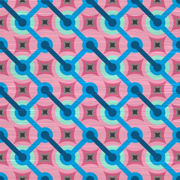 Un motif géométrique abstrait sans couture coloré — Image vectorielle