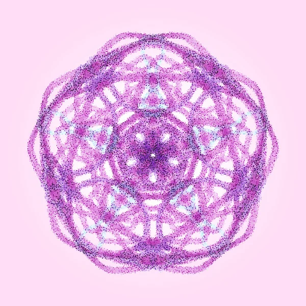 Нежный фиолетовый векторный орнамент Лицензионные Стоковые Векторы