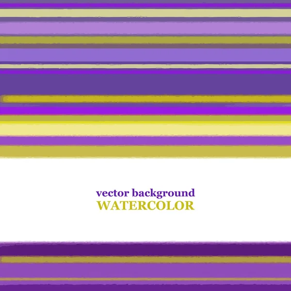 Aquarel stripe achtergrond — Stockvector