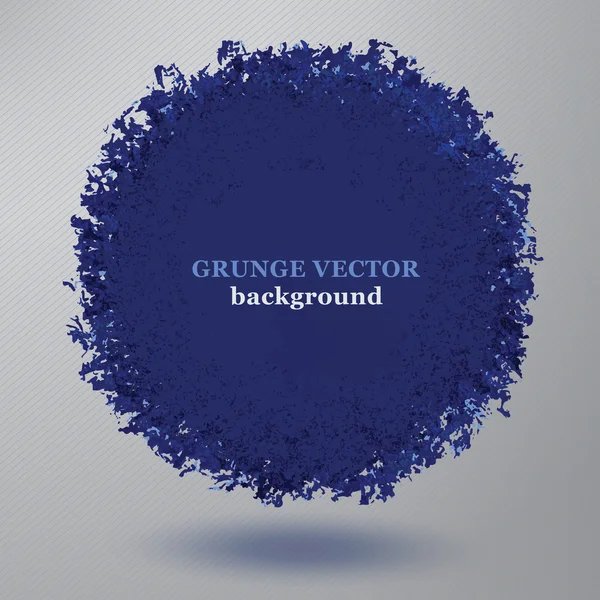 Blue Grunge Round banner. Ilustração vetorial . Ilustrações De Bancos De Imagens Sem Royalties