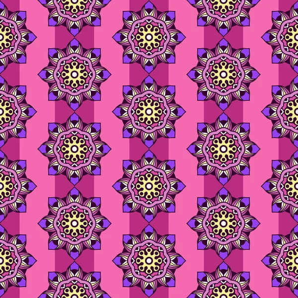 Motif Violet Floral — Image vectorielle