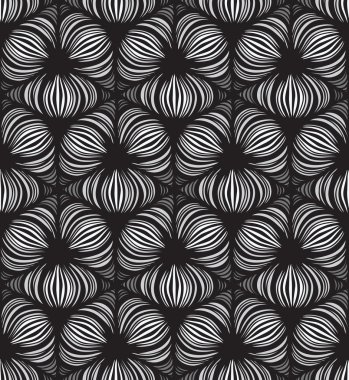 siyah ve beyaz soyut çizilmiş seamless modeli.