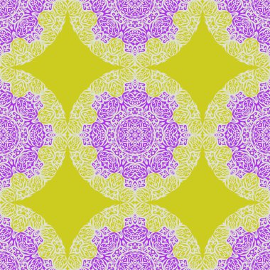 çember danteller süsleme ile Seamless Modeli.