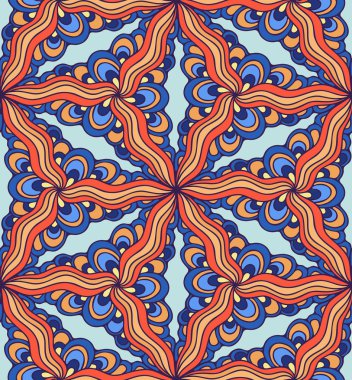 Dalga çizilmiş seamless modeli.