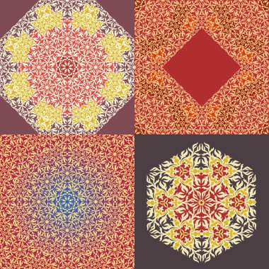 dantel çiçek süsleme kart dizisini