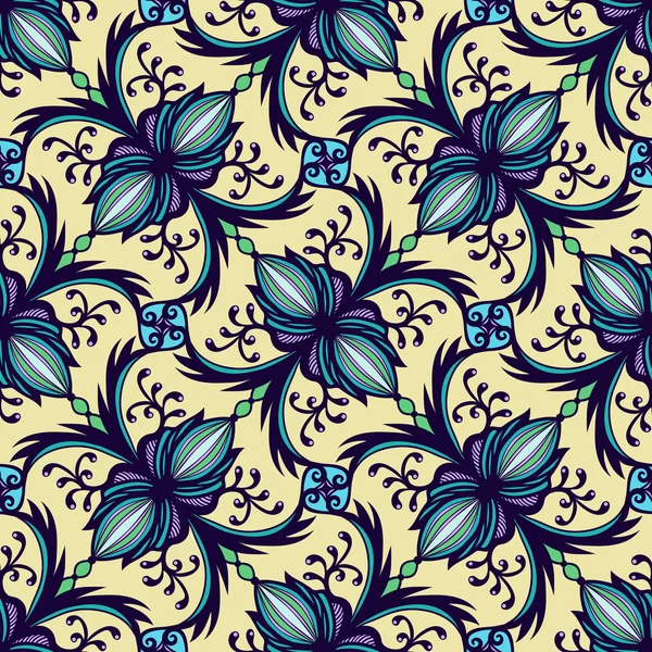 Floral Graphic Seamless Pattern. Stock Vector