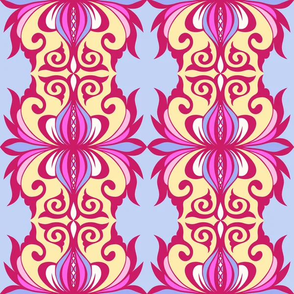 Floral Graphic Seamless Pattern. — Stock Vector