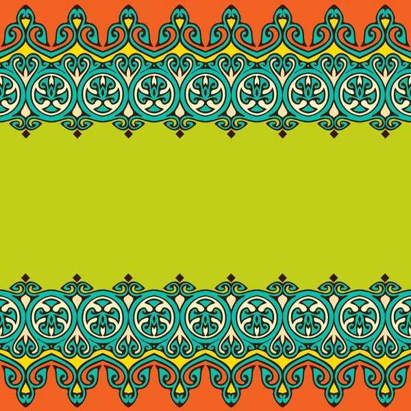 Tarjeta vectorial floral ornamental . — Archivo Imágenes Vectoriales