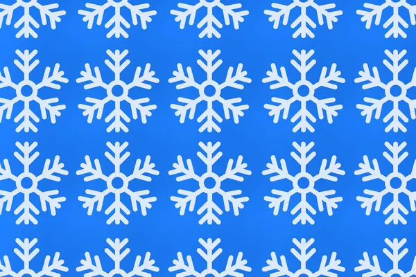 Set Frozen Snowflakes Dark Wall Large Snowfalls Winter Christmas Holiday — Stock Photo, Image