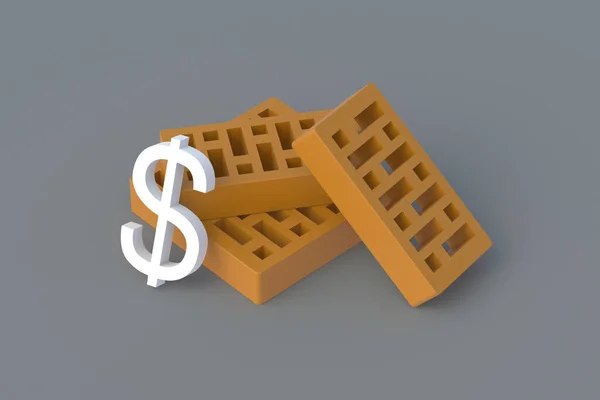 Invertir Bienes Raíces Coste Construcción Venta Materiales Construcción Fiscalidad Del —  Fotos de Stock