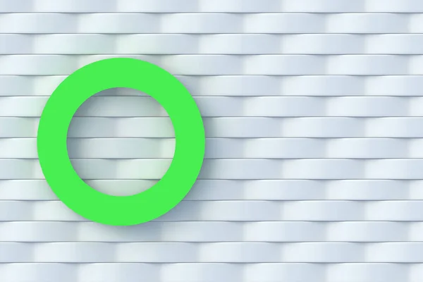 Simple Shape Circle Geometrical Figure Abstract Background Copy Space Render — Fotografia de Stock