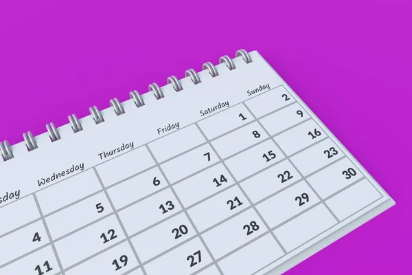 Date Important Negotiations Drawing Work Schedule Daily Schedule Meeting Planning — Stock Photo, Image