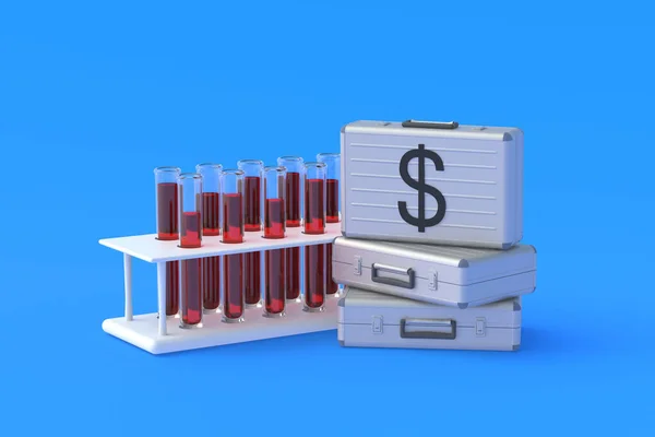Inversión Industria Médica Desarrollo Nuevos Fármacos Corrupción Sistema Sanitario Financiación — Foto de Stock