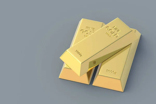 Bir Yığın Altın Altın Rezervi Finansal Piyasada Değeri Uluslararası Fiyat — Stok fotoğraf