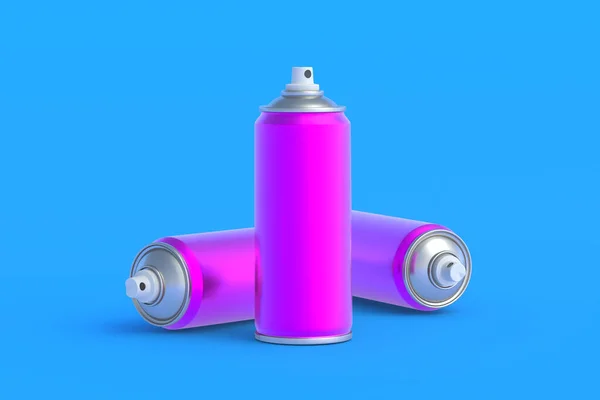 Metallic Cans Spray Paint Hairspray Lacquer Disinfectant Sprayer Renovation Equipment — Zdjęcie stockowe