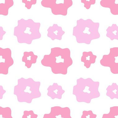 Pembe çiçekli kusursuz desen. Her proje için iyidir..