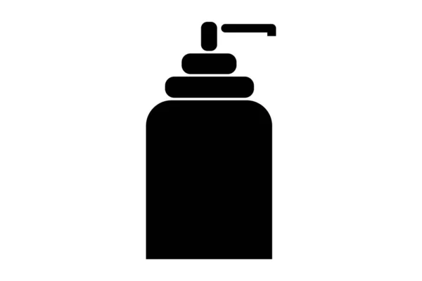 Minimal Black Icon Sanitizer Good Any Project —  Vetores de Stock