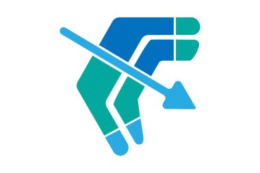 Basit bir düz logo ya da tasarım elementi. Her proje için iyidir..