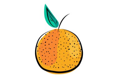 Modern portakallı bir el. Her proje için iyidir..