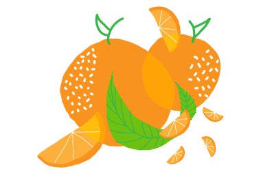 Modern portakallı bir el. Her proje için iyidir..