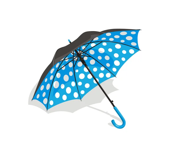 Guarda-chuva azul —  Vetores de Stock