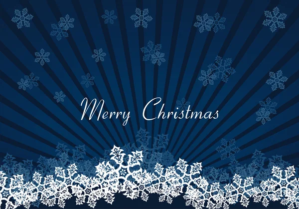 Noel kar koyu mavi arka plan