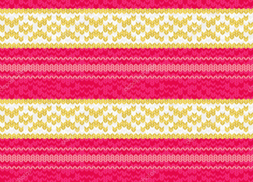 Connected striped pattern