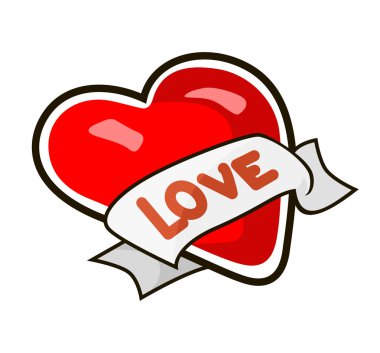 kalp bir bant ile kaplı