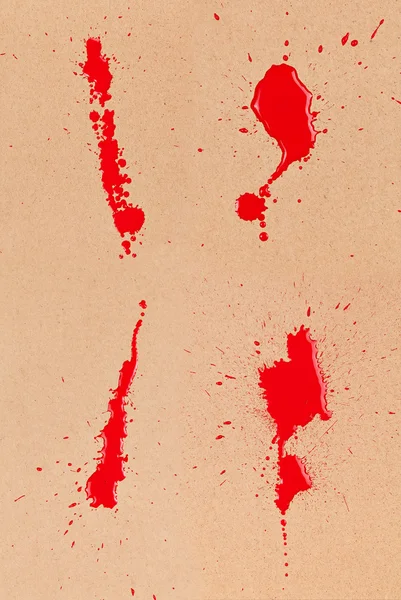 Sangre y cartón — Foto de Stock