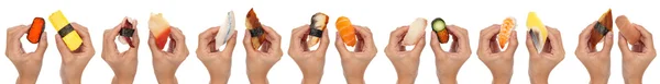 Sushi Hands — Stock Photo, Image