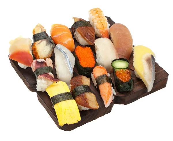 Próbnik dużych sushi — Zdjęcie stockowe