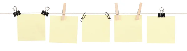 Yellow Sticky Note Mashup — Stock Photo, Image