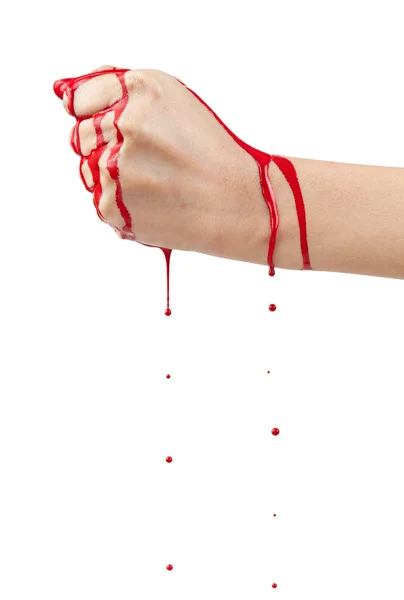 A vér ököl Stock Kép
