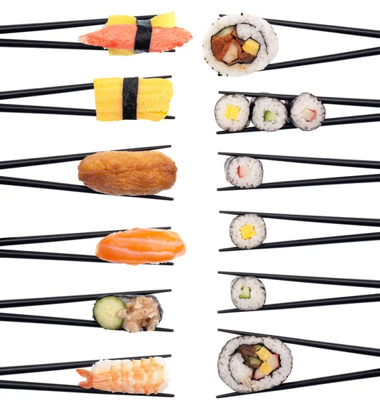 Sushi på menyn — Stockfoto