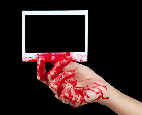 Bloody Instant Photo II — Stock Photo, Image